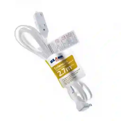 Clark Extension Bipolar Blanca 3 Salidas 2.7 M
