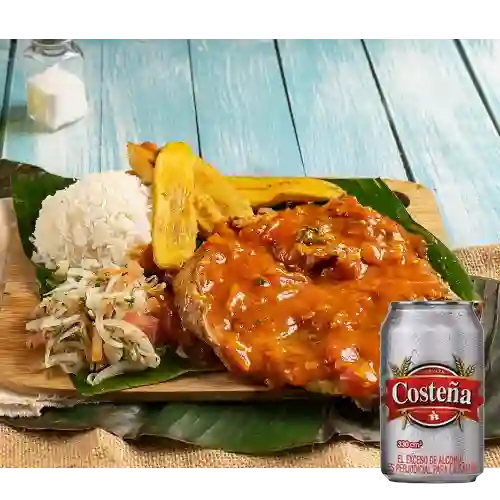 Combo Sobrebarriga a la Criolla + Costeña Lta 330ml
