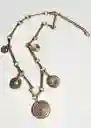 Collar Anita Oro Talla 99 Mujer Mango