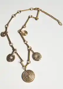 Collar Anita Oro Talla 99 Mujer Mango
