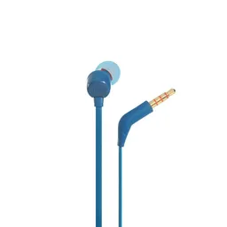 Jbl Audífonos Manos Libres T110 In-Ear Cable 3.5Mm Azul