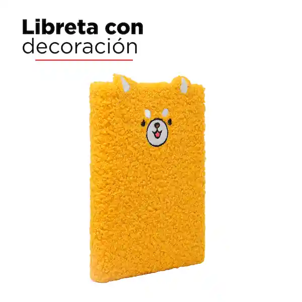 Miniso Cuaderno de Pasta Dura Shiba 80 Hojas Rayado