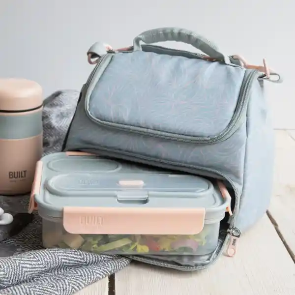 Built Ny Lonchera Termoinsulada Mindful Verde/Lila