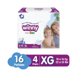 Winny Pañales Desechables Ultratrim Sec Etapa 4/XG