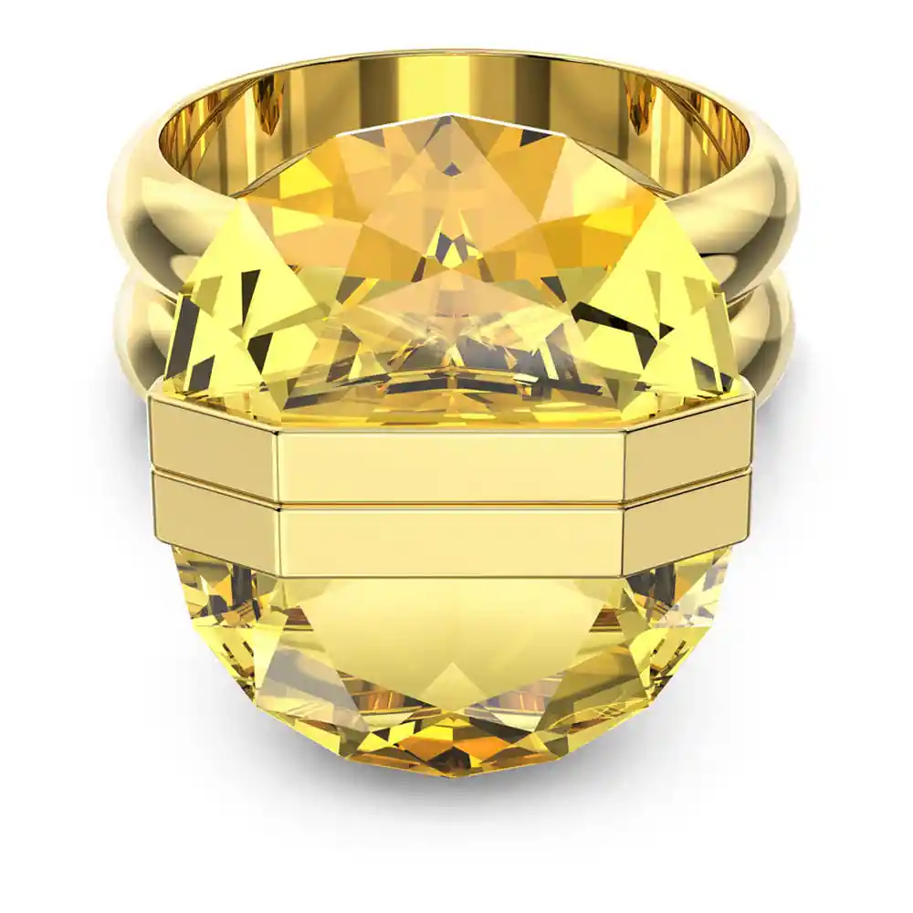 Anillo Lucent Amarillo 5623775 Swarovski