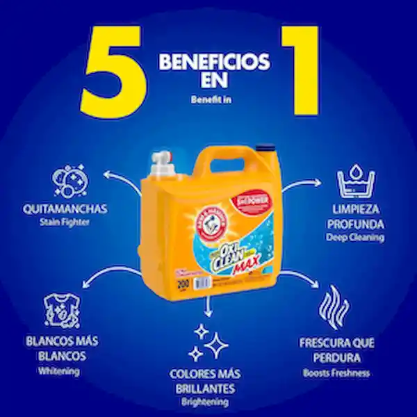 Oxi Clean Detergente Líquido para la Ropa