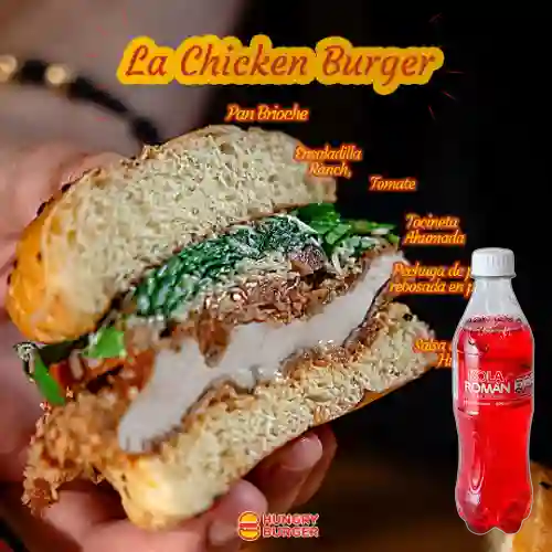 Combo Hamburguesa Chicken Burger + Kola Roman 250 ml