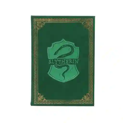 Libreta Slytherin de Tapa Dura Serie Harry Potter Miniso