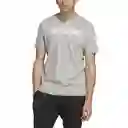 Adidas Camiseta Lin Sj T Hombre Gris L