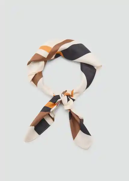 Pañuelo Classy Crudo Talla 99 Mujer Mango