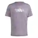 Adidas Camiseta D Wogfx Tee Hombre Morado Talla XL IL1391