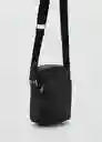 Bolso Park Negro Talla 99 Hombre Mango