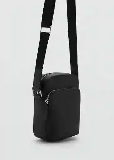 Bolso Park Negro Talla 99 Hombre Mango