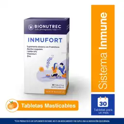 Inmufort Suplemento Dietario Con Sabor A Naranja