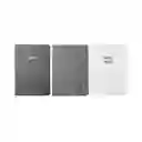 Cuaderno A6 Serie Silver Gray Miniso
