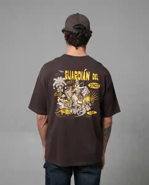 Camiseta Hombre Cafe L 103G021_CAF191314 Rifle