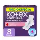 Toalla Femeninas Kotex Nocturna 8 Und
