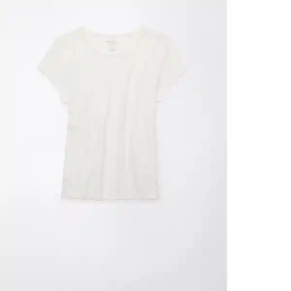 Camiseta Mujer Blanco Talla: SMALL American Eagle