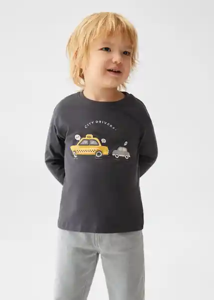 Camiseta Taxi Antracita Talla 66 Niños Mango