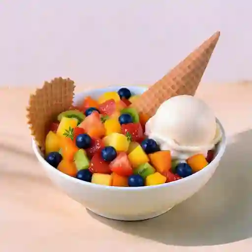 Salpicón con helado