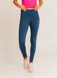 Leggings Deportivo Largo Mujer Azul Talla XL Bronzini