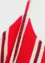 Enterizo Mono Myko Rojo Talla S Mujer Mango