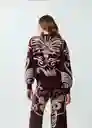 Camisa Tejido Mujer Morado Sombrío Ultra Oscuro Talla S 582G050 Naf Naf