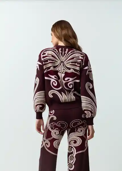 Camisa Tejido Mujer Morado Sombrío Ultra Oscuro Talla S 582G050 Naf Naf