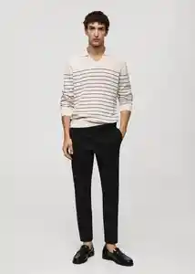 Pantalón Barna Negro Talla 38 Hombre Mango