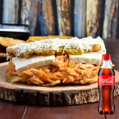 Combo Patacón de Pollo + Coca Cola Original 400 ml