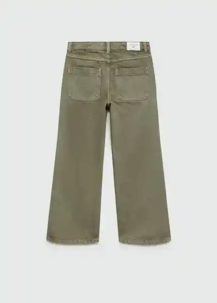 Jean Straight Khaki Talla 11 Niñas Mango