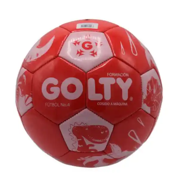 Golty Balón Fútbol Formación Dino Rojo No4 T701473