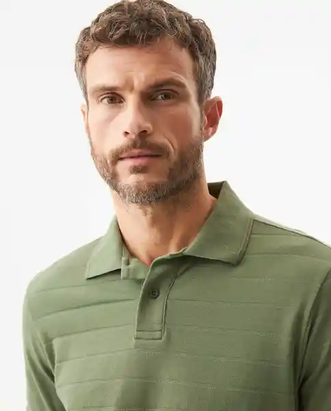 Camiseta Polo Verde Miliciano Oscuro Talla L Chevignon