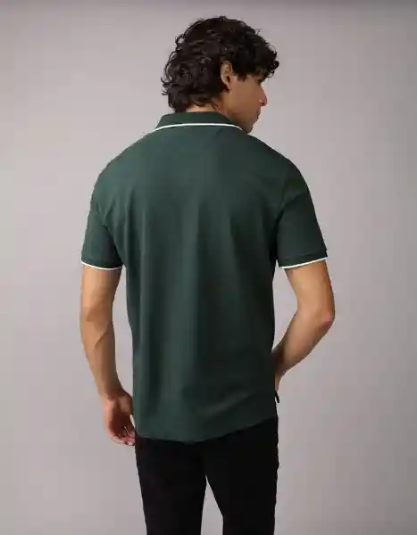 Polo Hombre Verde Talla Large 4559300 American Eagle