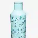 Corkcicle Botella Canteen Floral Azul 16 Oz