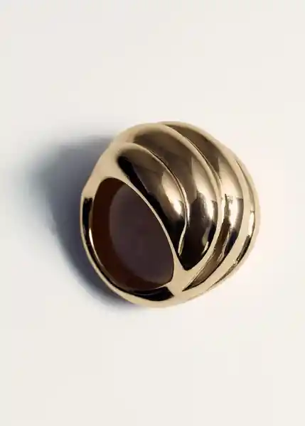 Anillo Darlene Oro Talla L Mujer Mango