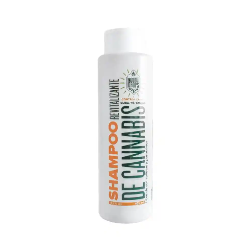 Natural Drops Shampoo Revitalizante de Cannabis Control Caída