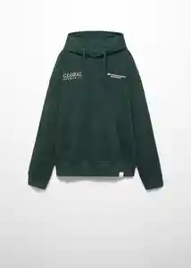 Buzo Sudadera Global Verde Talla 20 Teen Niños Mango