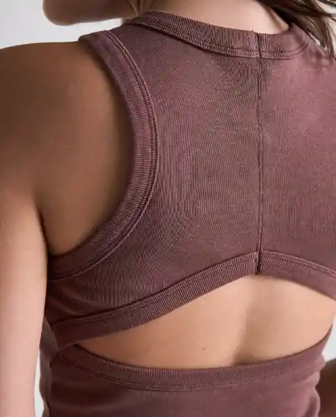 Camiseta Mujer Café Talla XL 609G014_CAF191430 Americanino