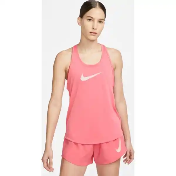 Nike Camiseta One Dris-Fit Hbr Tank Mujer Rosado L DX1027-894