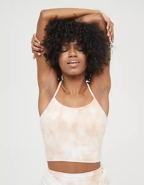 Top Deportivo Aerie Beige Talla Small American Eagle 26961011