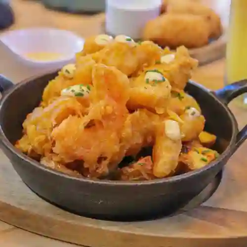 Camarones en Tempura