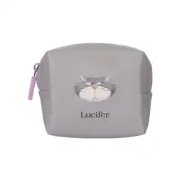 Monedero Disney Cat Colección Lucifer Rectangular Gris Miniso