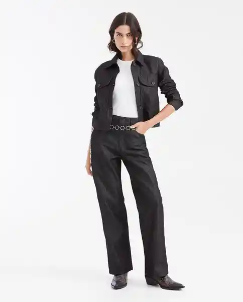 Jean Special Fit Femenino Negro Noche Talla 6 Chevignon