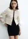 Chaqueta Modena Crudo Talla S Mujer Mango