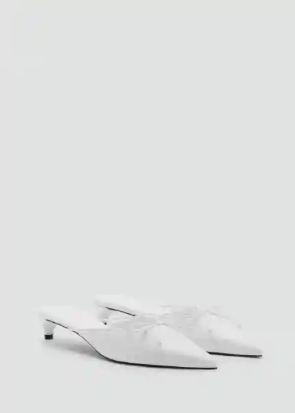 Zapatos Nil Blanco Talla 39 Mujer Mango
