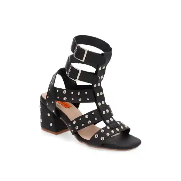 Sandalias Tacón Mali Negro Talla 36