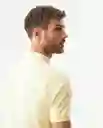 Camiseta Polo Muscle Masculino Amarillo Lavado Claro M Chevignon