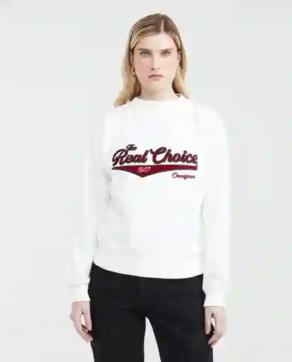 Buzo Graphic Sweatshirt Halter Crudo Prístino Claro L Chevignon