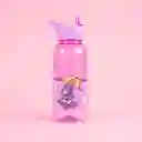 Vaso Plástico Con Pitillo y Funda Bears Púrpura 1000 mL Miniso